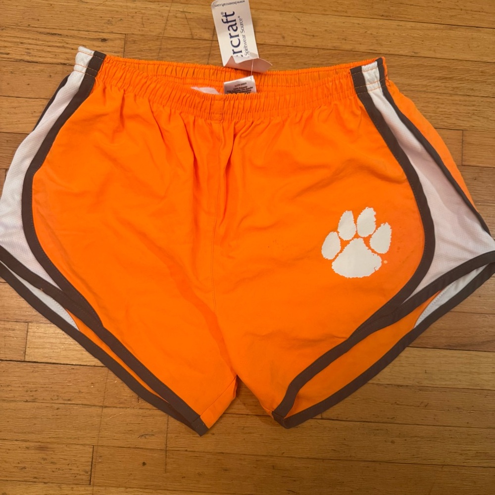 Clemson Boxercraft Orange Athletic Shorts S NWT